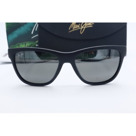 Maui Jim Secrets MJ 767-2M Black Cat Eye Sunglasses Gray polarized Lenses 56mm - Picture 2 of 5